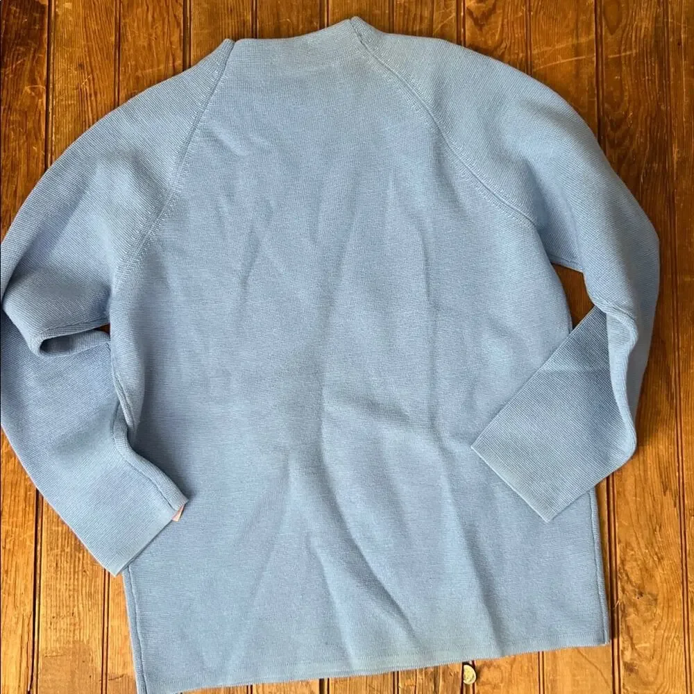 Vintage Ski Sweater women’s wool blue 1960s women’s gorgeous classic